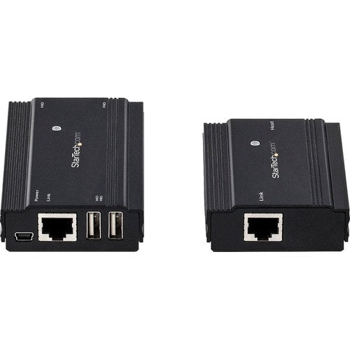 Concentrador extensor USB 2.0 de 4 puertos StarTech.com sobre cable Ethernet CAT5e/CAT6