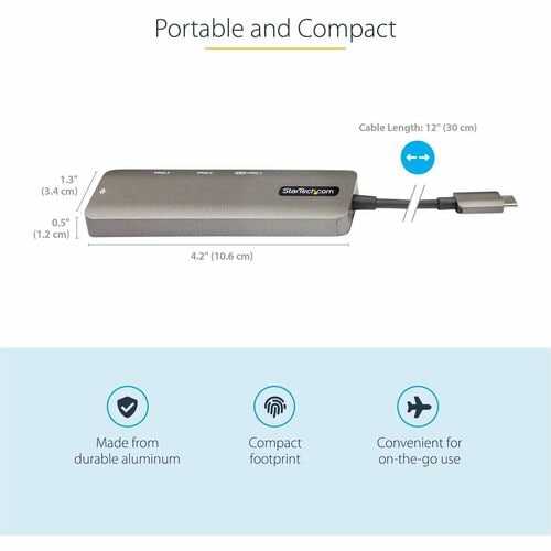 Adaptateur multiport USB-C StarTech.com, USB
