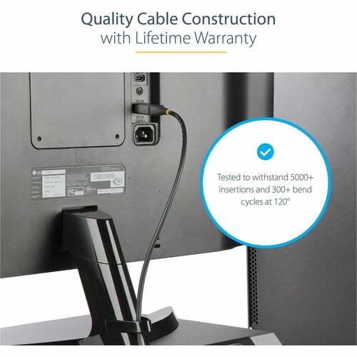 StarTech.com 10ft (3m) VESA Certified DisplayPort 1.4 Cable
