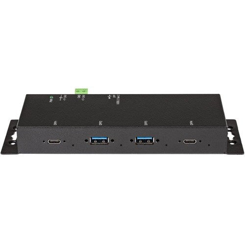 StarTech.com Concentrador USB-C industrial de metal de 4 puertos y 10 Gbps, 2 puertos USB-C y 2 puertos USB