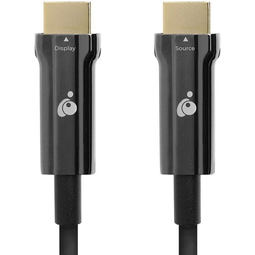Cable óptico activo HDMI IOGEAR 10K de 100 pies.