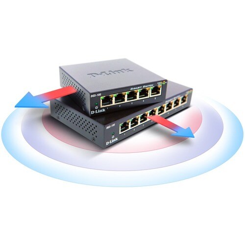 CONMUTADOR DE ESCRITORIO NO ADMINISTRADO DE 5 PUERTOS GIGABIT