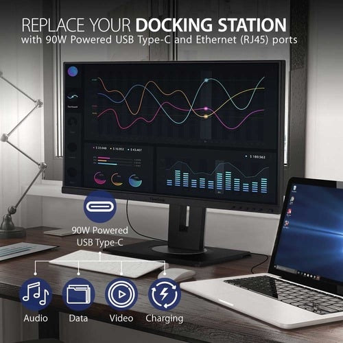Écran Viewsonic 24 pouces, dalle IPS, résolution 1920 x 1080 - 23,8 pouces visibles - en