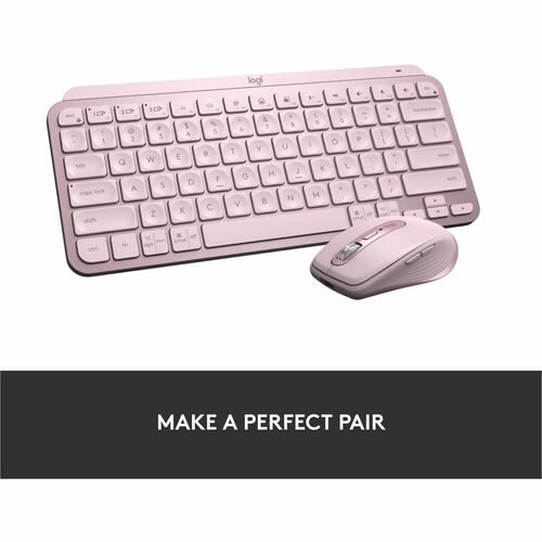 Logitech MX Keys Mini (Rose) - Connectivité sans fil - Bluetooth