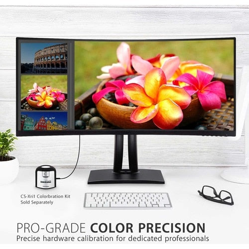 Monitor LED curvo ViewSonic ColorPro VP3881a de 38" UW-QHD+ - 21:9