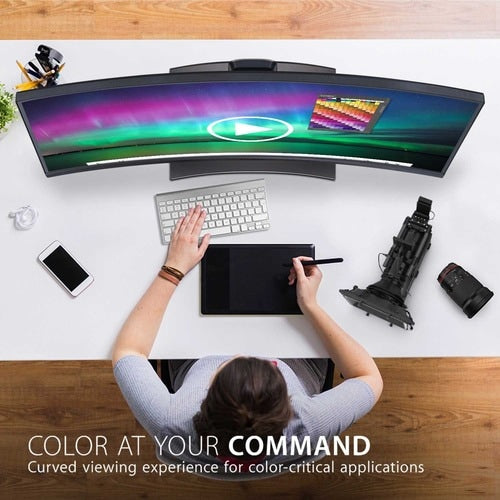 Monitor LED curvo ViewSonic ColorPro VP3881a de 38" UW-QHD+ - 21:9