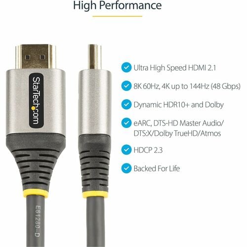 StarTech.com 10ft/3m HDMI 2.1 Cable