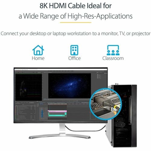 StarTech.com 10ft/3m HDMI 2.1 Cable