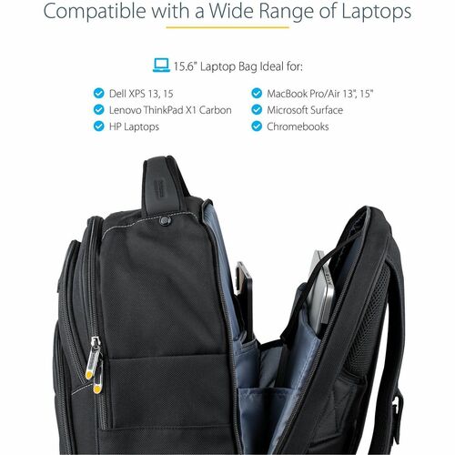 StarTech.com 15.6" Laptop Backpack w/ Removable Ac