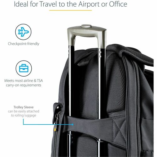 StarTech.com 15.6" Laptop Backpack w/ Removable Ac