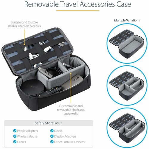 StarTech.com 15.6" Laptop Backpack w/ Removable Ac