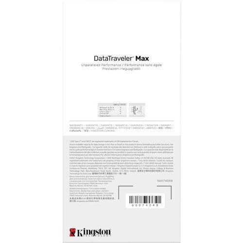 256GB USB3.2 GEN 2 DATATRAVELER MAX