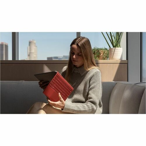 Clavier Surface Pro Signature Slim Pen BDL Poppy Red Multi 5