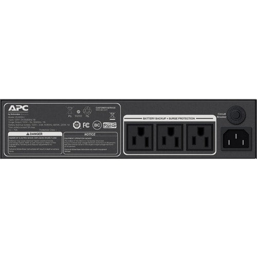 APC by Schneider Electric Back-UPS 400VA, montaje flexible, bajo rendimiento