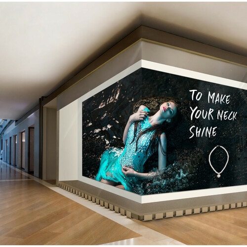 Pantalla LED ultradelgada LG de 1,88 mm LSCB de medio ancho para interiores con conectores de cobre - LCD