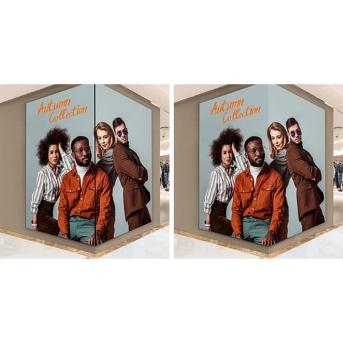 Écran LED d'intérieur ultra-fin LG 1,88 mm LSCB demi-largeur avec connecteurs en cuivre - LCD
