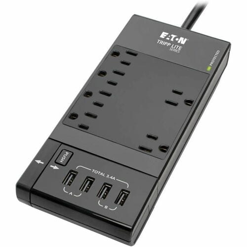 Tripp Lite by Eaton Safe-IT TLP68UBAM 10-Outlets Surge Suppressor/Prot