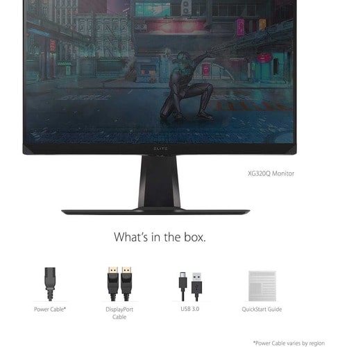 Monitor para juegos IPS de 32 pulgadas QHD, 165 Hz, 0,5 ms, 2560 x 1440, NVIDIA G-SYNC