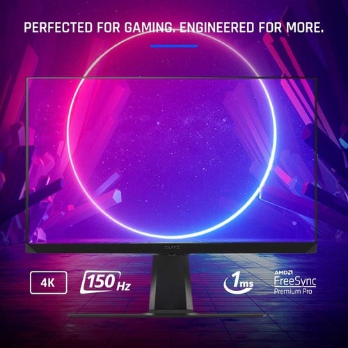 PANTALLA PARA JUEGOS IPS DE 32 PULGADAS, 150 HZ, 1 MS, 3840 X 2160, AMD FREESYNC PREMIUM PRO