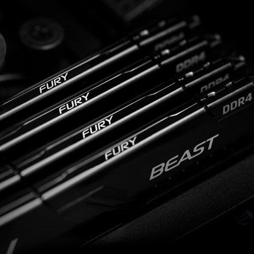 32GB 3600MHZ DDR4 CL17 DIMM KIT OF 4 FURY BEAST BLACK