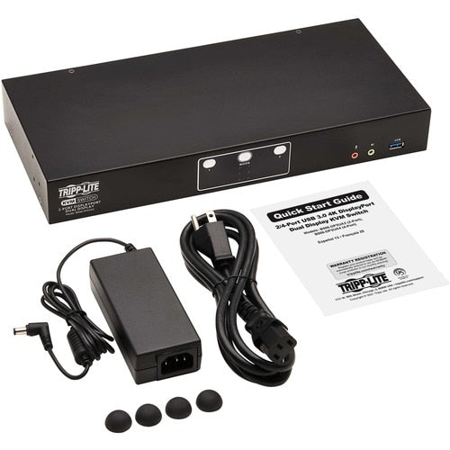 Commutateur KVM double écran DisplayPort 2 ports 4K 60 Hz USB 3.2 Gen 1