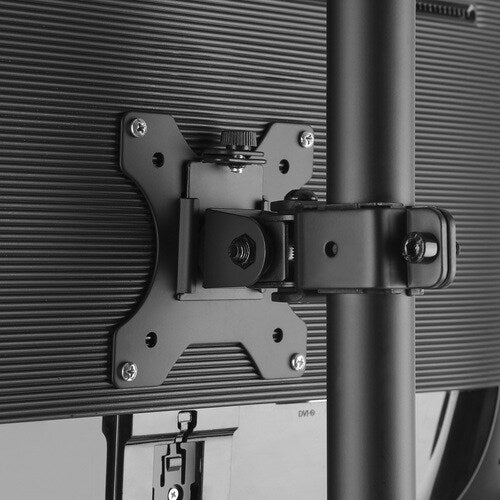 SUPPORT DE BUREAU POUR MONITEUR À DOUBLE EMPILAGE 13-32 PO INCLINABLE PIVOTANT ROTATIF