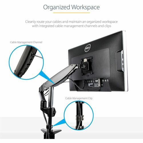 StarTech.com Desk Mount Monitor Arm for Single VES