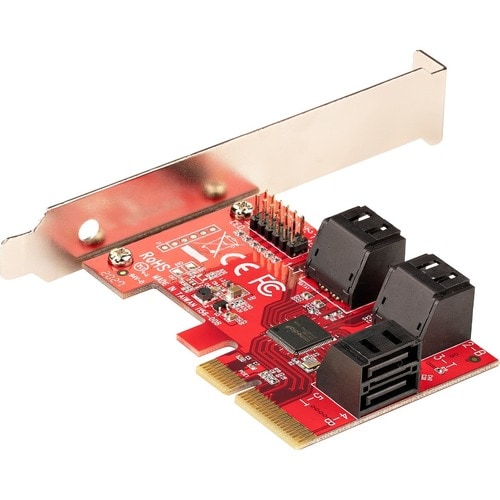 Carte d'extension SATA PCIE 6 ports 6 Gbit/s ASM1166