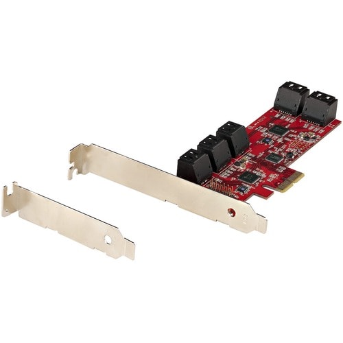 Carte d'extension SATA PCIE 10 ports 6 Gbit/s ASM1062