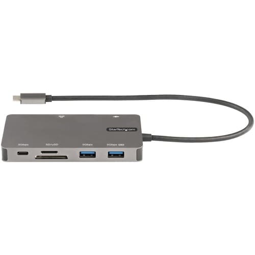 Adaptador multipuerto USB C HDMI 4K 30 Hz o VGA 5 GBPS concentrador USB 3.0