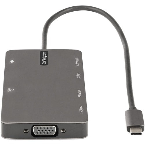 Adaptador multipuerto USB C HDMI 4K 30 Hz o VGA 5 GBPS concentrador USB 3.0