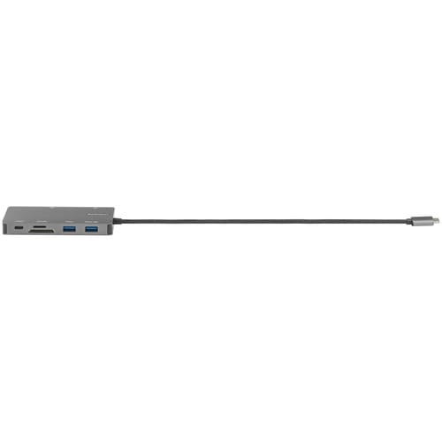 Adaptador multipuerto USB C HDMI 4K 30 Hz o VGA 5 GBPS concentrador USB 3.0