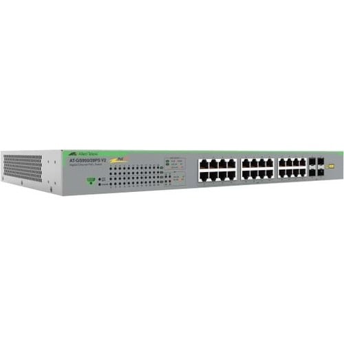 24X 10/100/1000-T POE+ GIGABIT WEBSMART SWITCH 4 SFP PORTS