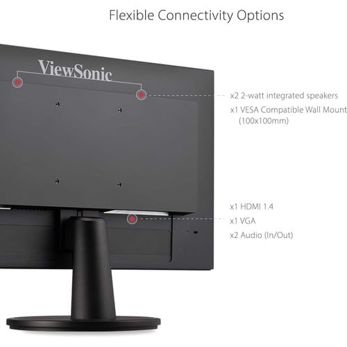 Moniteur LED Full HD ViewSonic Value VA2247-MH 22 pouces - 16:9