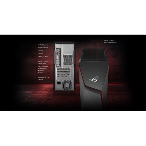 Asus Strix G10DK G10DK-DBR5660 Gaming Desktop Computer - AMD Ryzen 5 5600X - 16 GB