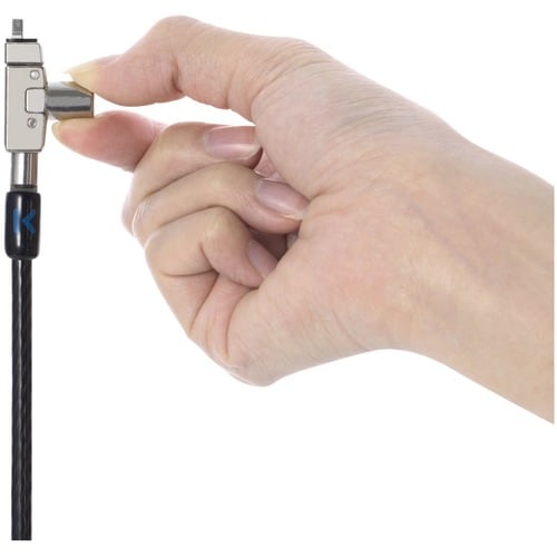 Kensington Slim N17 2.0 Keyed Laptop Lock for Wedge-Shaped Slots - 5.9 ft (1.80