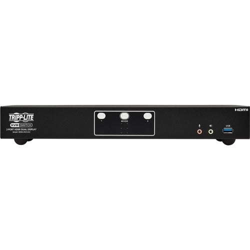 CONMUTADOR KVM DE DOBLE PANTALLA HDMI DE 2 PUNTOS