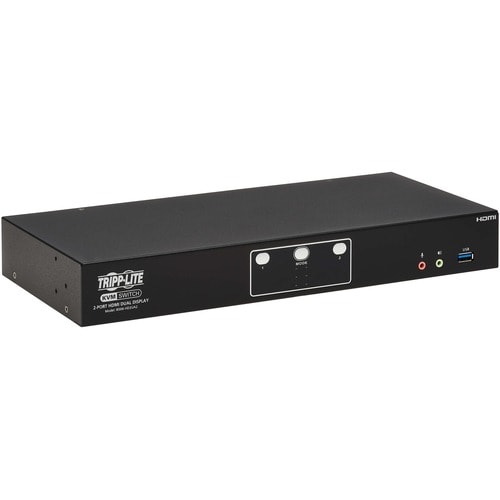 CONMUTADOR KVM DE DOBLE PANTALLA HDMI DE 2 PUNTOS