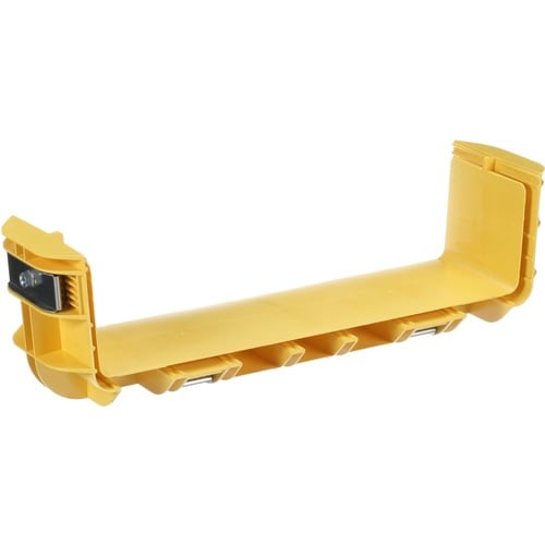 Acoplador Panduit FiberRunner®, 12 x 4, amarillo - Amarillo - Policarbonato - 1 paquete