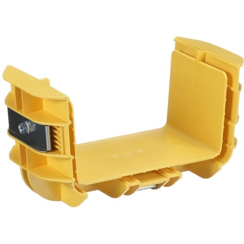 Acoplador Panduit FiberRunner®, 6x4, amarillo - MOQ (cantidad mínima de pedido) 10 MOV (cantidad mínima de pedido)