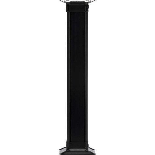 Accesorio para patas de mesa con canaletas Panduit sobre el suelo