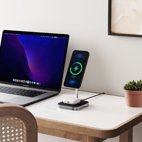 Estación de carga inalámbrica 2 en 1 Alogic MagSpeed - Magnética