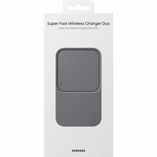 Chargeur sans fil ultra rapide Samsung Duo (avec adaptateur)