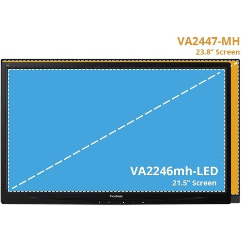 Moniteur LED Full HD ViewSonic Value VA2447-MHJ 24 pouces - 16:9