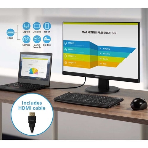 Moniteur LED Full HD ViewSonic Value VA2447-MHJ 24 pouces - 16:9