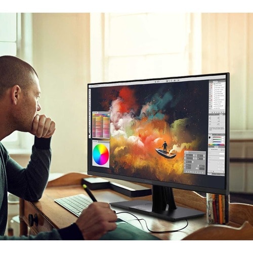 Écran Viewsonic 32 pouces, dalle IPS, résolution 3840 x 2160 - 31,5 pouces visible - en