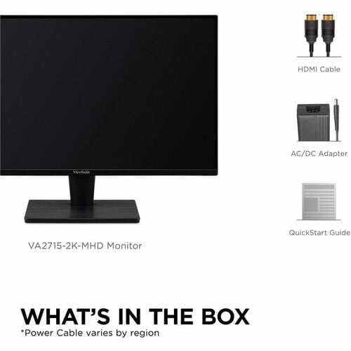 Moniteur LED WQHD ViewSonic Value VA2715-2K-MHD 27 pouces