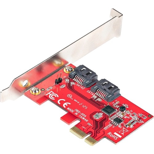 Carte PCI Express SATA 2 ports sans RAID vers SATA 6 Gbit/s ASM1061