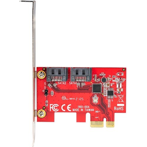 Carte PCI Express SATA 2 ports sans RAID vers SATA 6 Gbit/s ASM1061