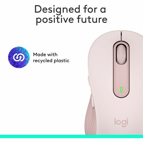 Logitech Signature M650 (Rosa) - Óptico - Inalámbrico